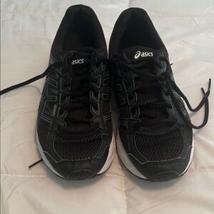 ASICS Black and White Athletic Sneakers